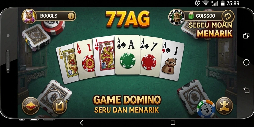 Tampilan gameplay menegangkan di 77AG dengan grafis yang tajam.