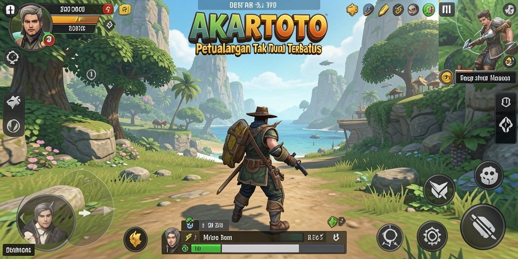 Gameplay menakjubkan dari dunia terbuka di AKARTOTO.