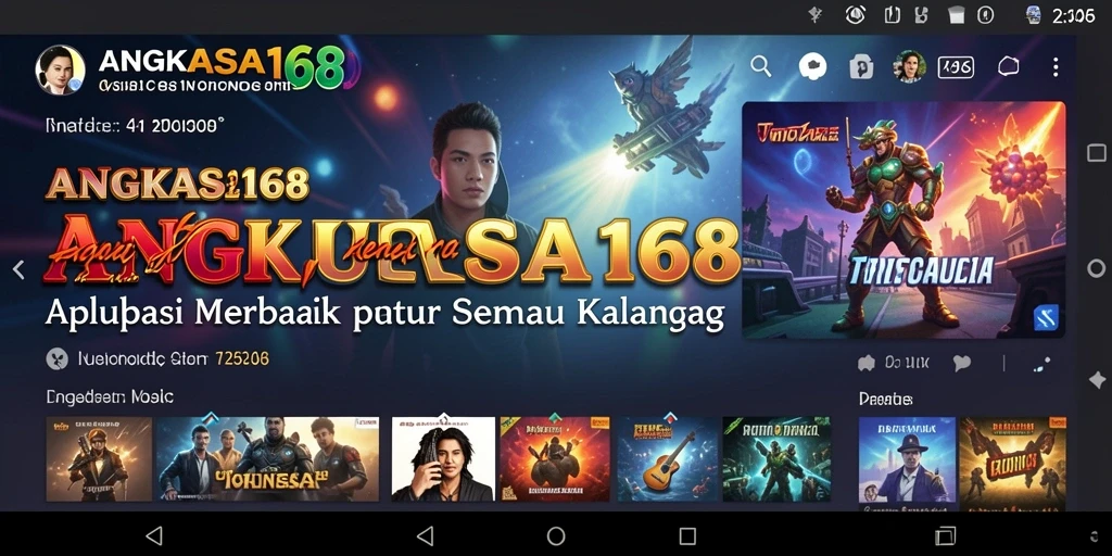 Tampilan menarik dari gameplay ANGKASA168 dengan berbagai pilihan musik.
