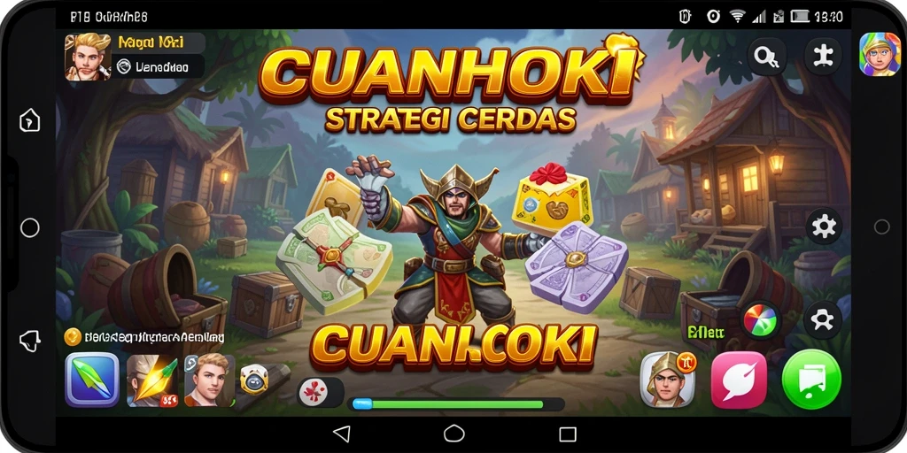 Tampilan permainan strategi yang memikat di CUANHOKI.