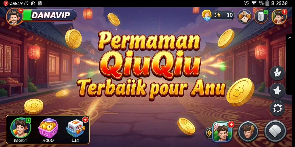 Tampilan seru dari gameplay QiuQiu DANAVIP.