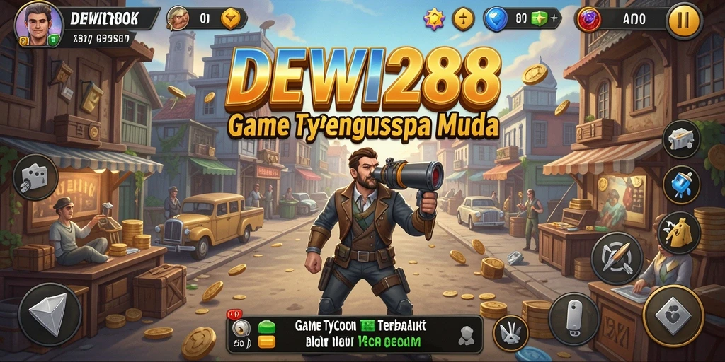 Tampilan gameplay DEWI288 yang menarik dan penuh strategi Tycoon.