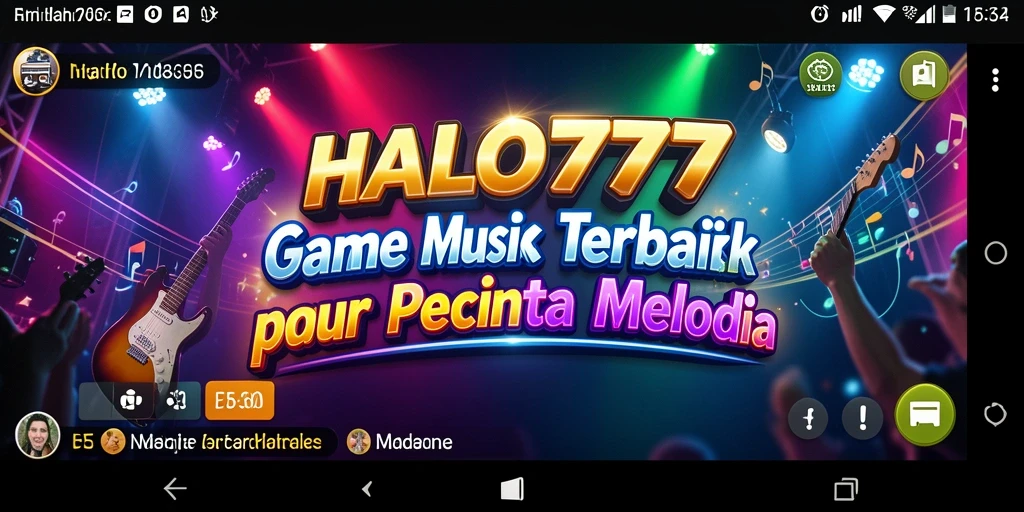 Tampilan menarik gameplay HALO777 yang memukau dan penuh musik.