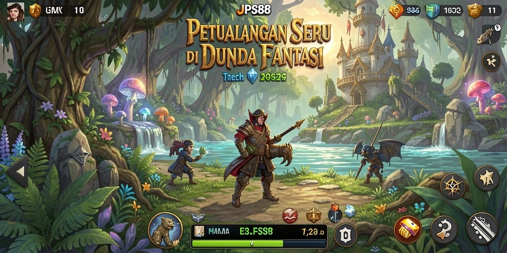 Gameplay JPS88 yang menarik dalam suasana petualangan yang fantastis.