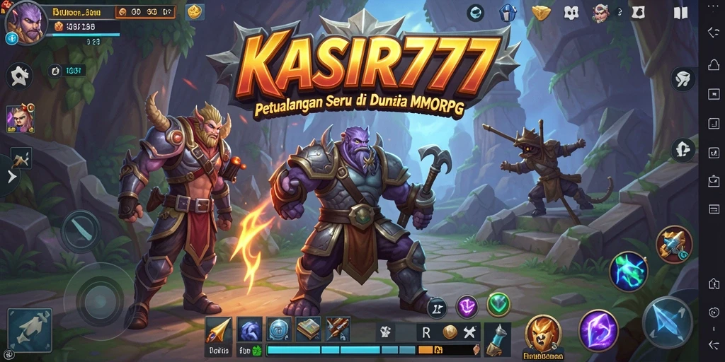 Menampilkan gameplay seru KASIR777 di dunia MMORPG.